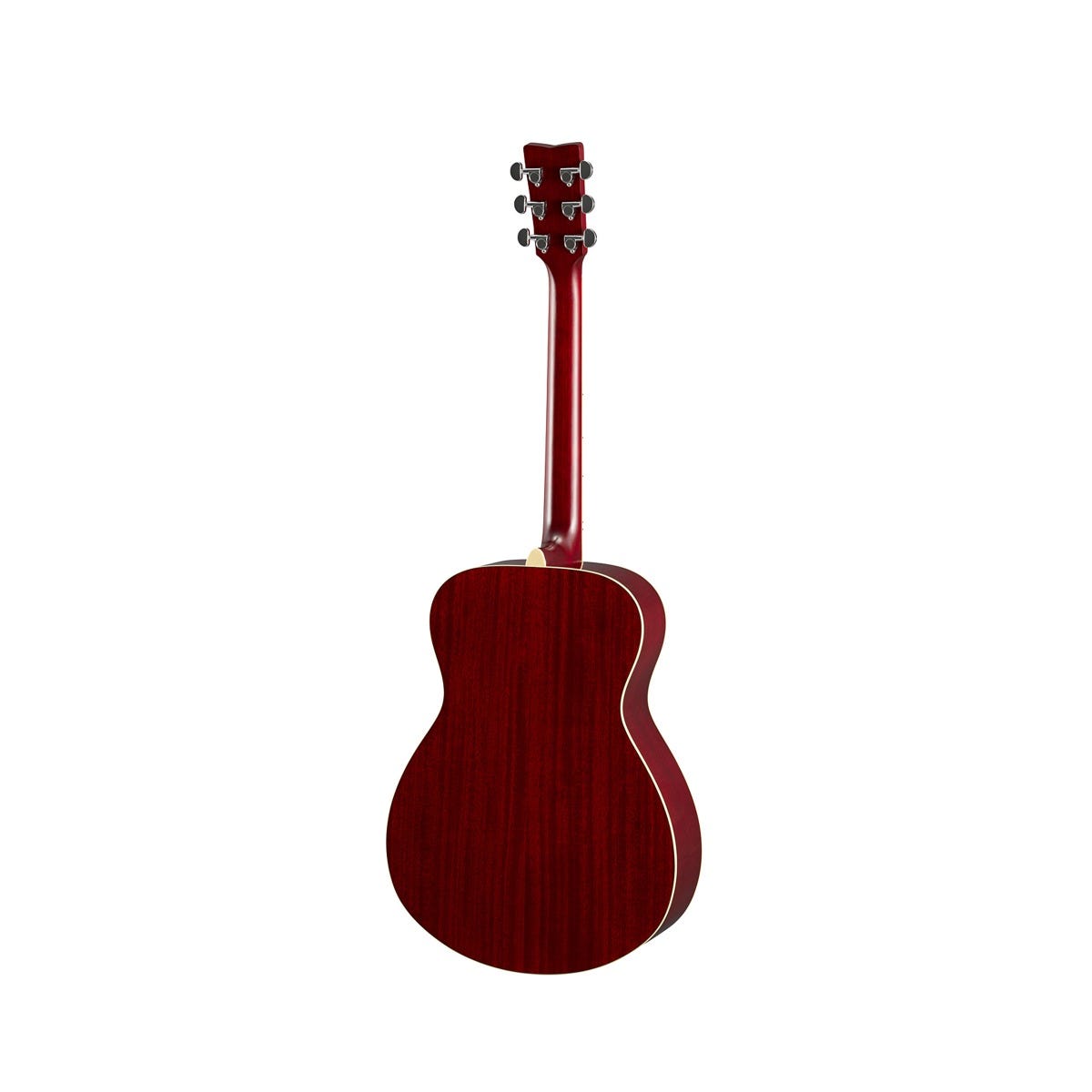 Yamaha FS820 Ruby Red Small Body Solid Top Acoustic Guitar