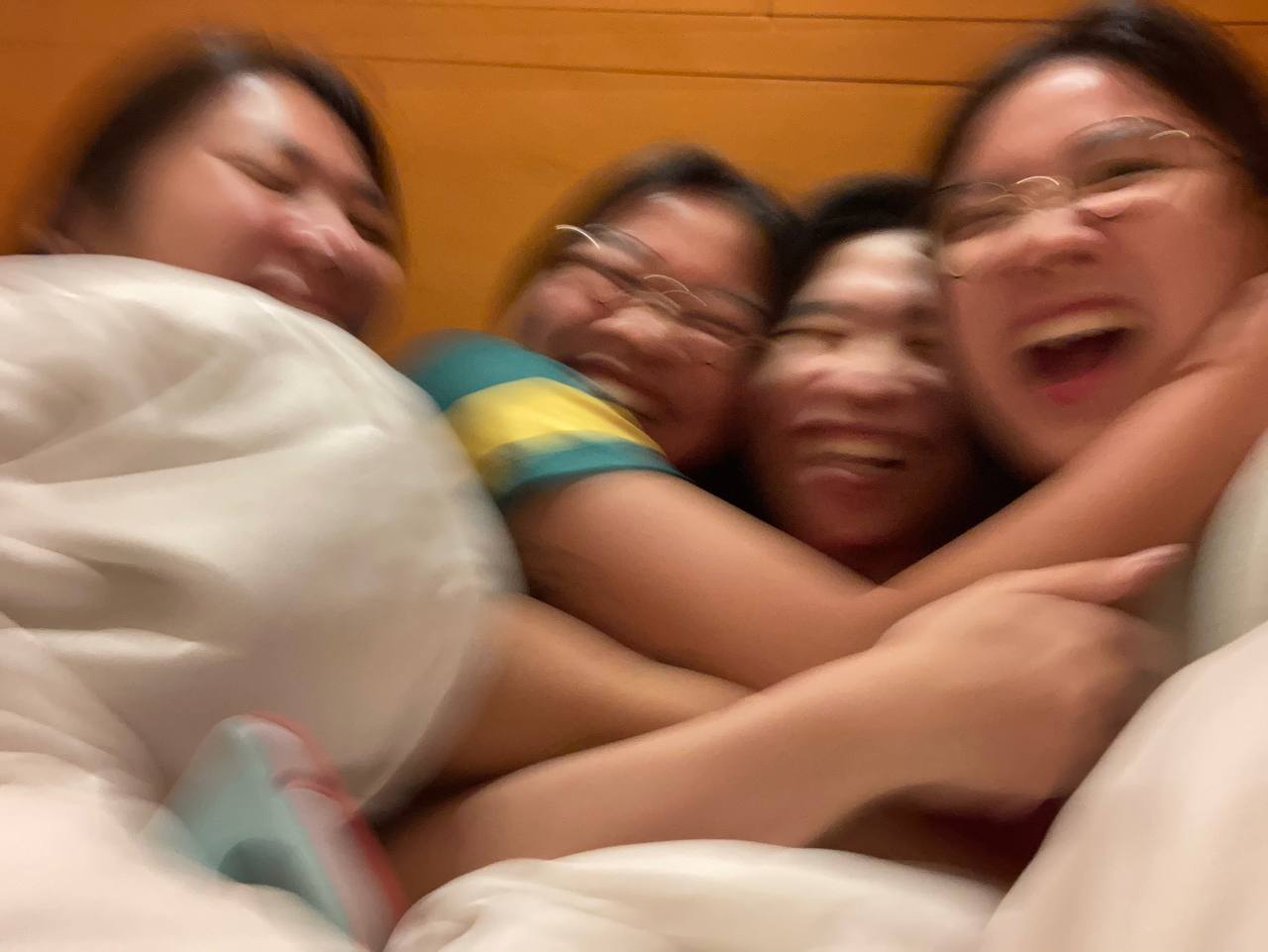 Sleeping over at each other’s – Jun 2020