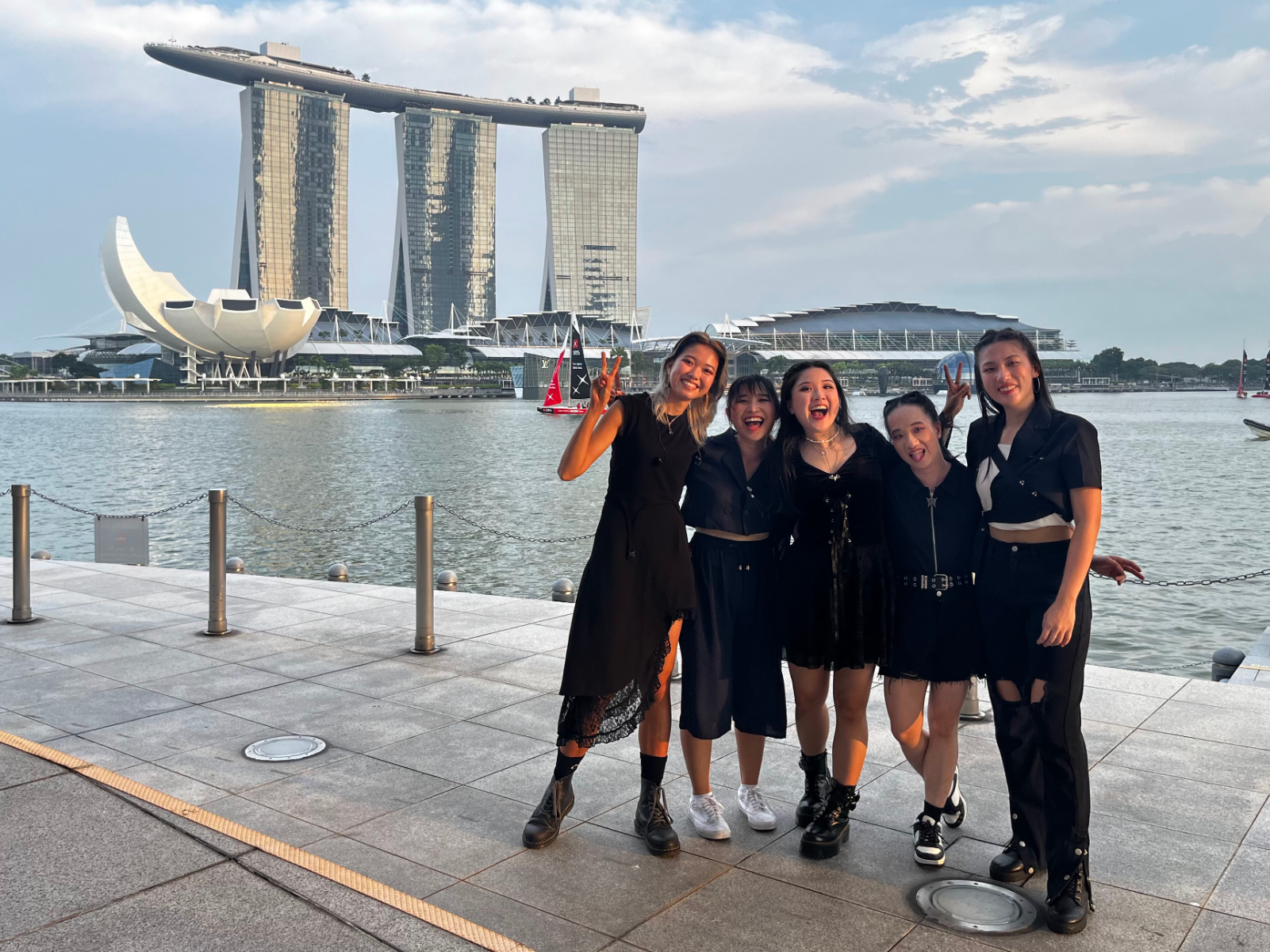 Backstage of Esplanade Outdoor Theatre after their Baybeats set – Oct 23 